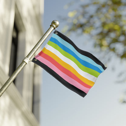 12'' × 18'' Queer Pride Flag with Grommets