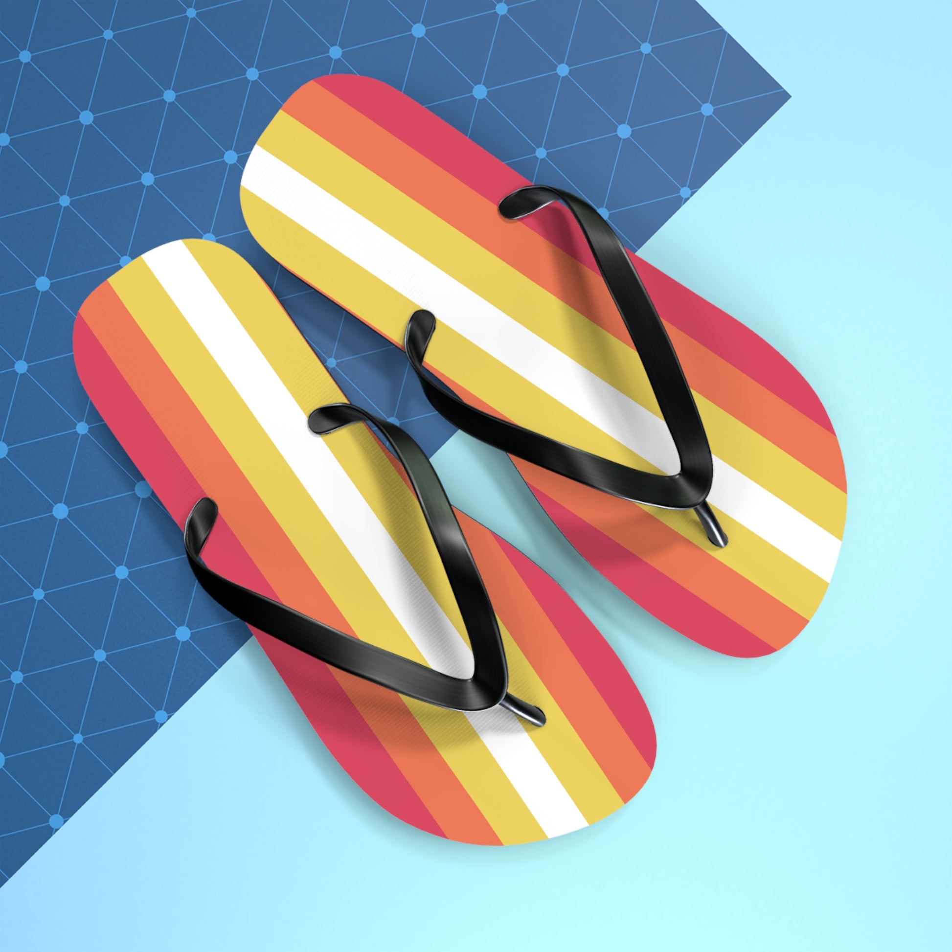 Non-Binary Girl Pride Flip Flops