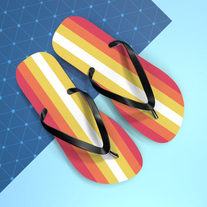 Non-Binary Girl Pride Flip Flops