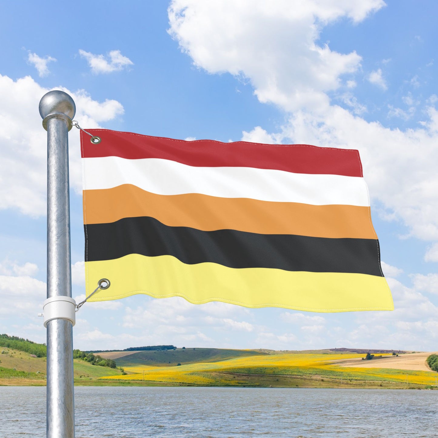 Mutogender Double-Sided Pride Flag with Grommets