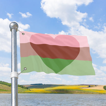 Gyneromantic Pride Flag with Grommets