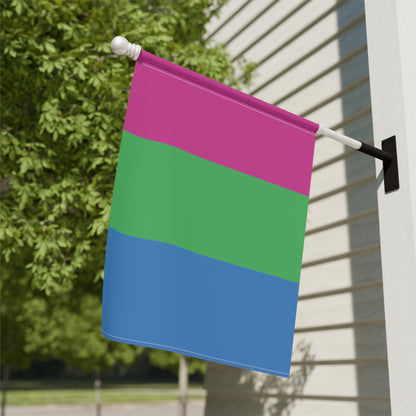 24.5'' × 32'' Polysexual Pride Garden Flag Banner