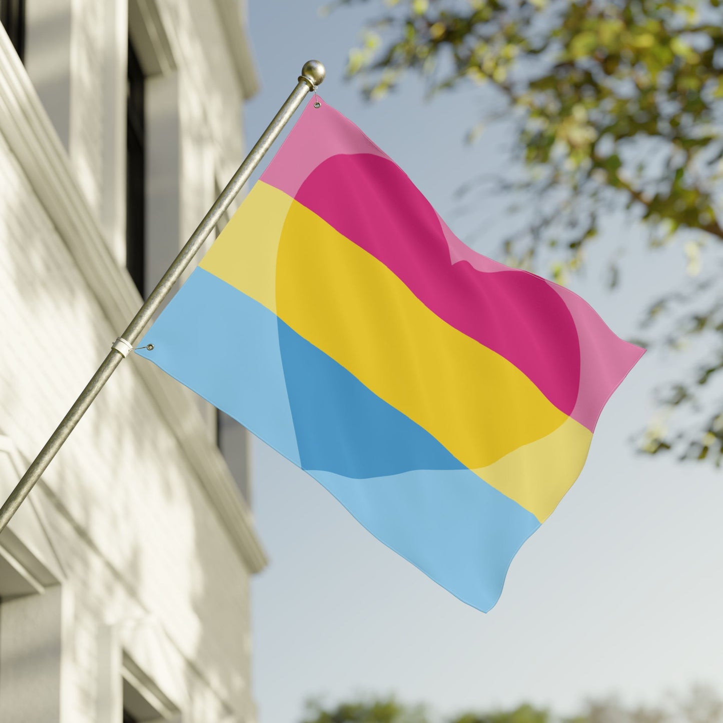 30'' × 40'' Panromantic Pride Flag with Grommets