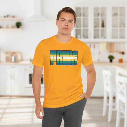 Gold Non-Binary Boy Pride Tee