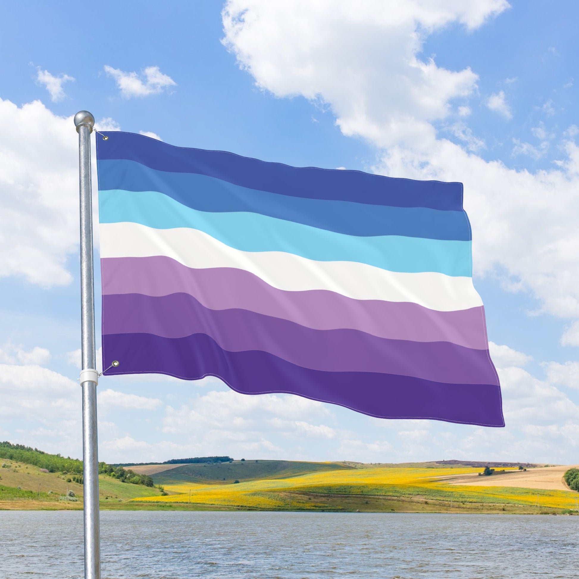 Berrisexual Double-Sided Pride Flag with Grommets