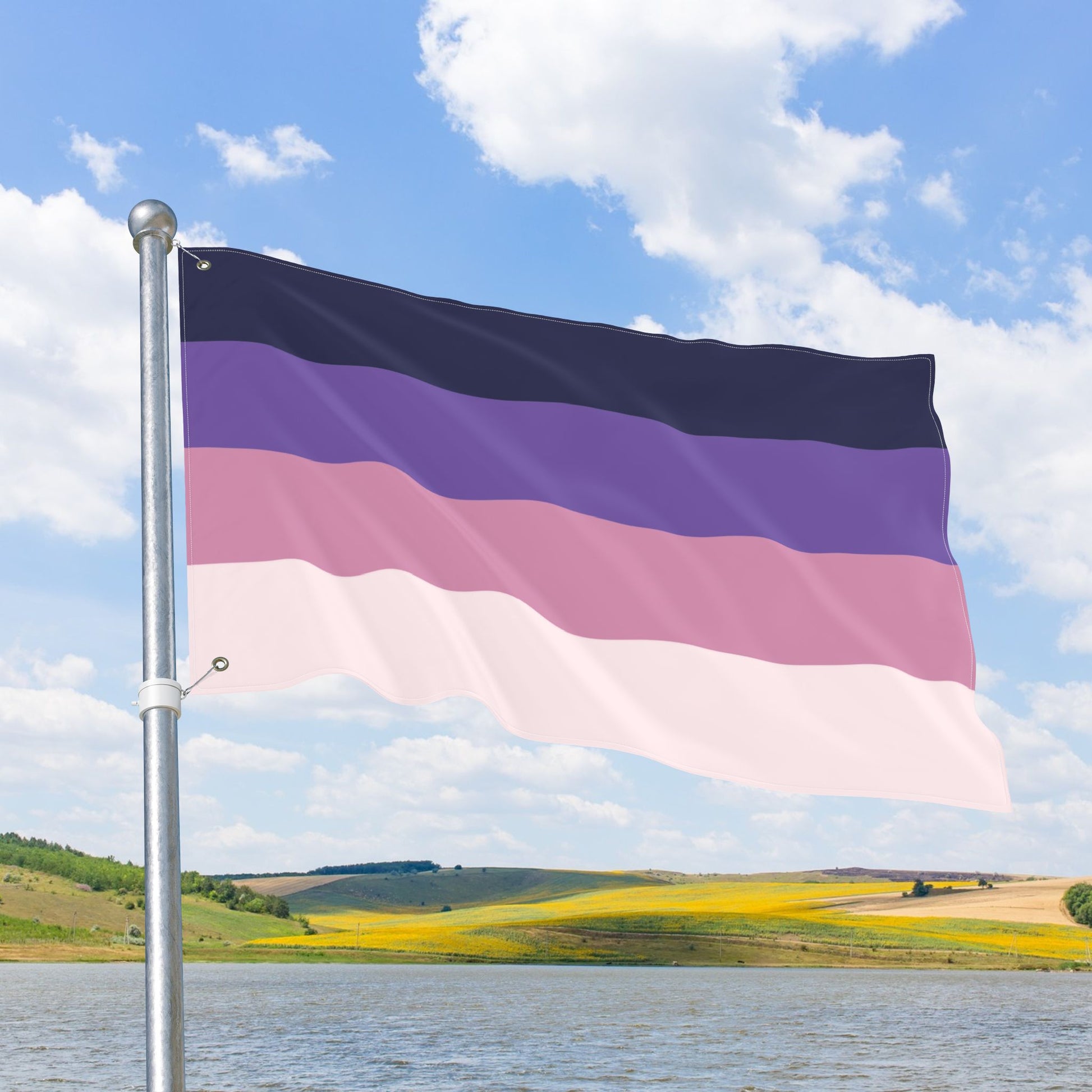 Asexual Spectrum Pride Flag with Grommets