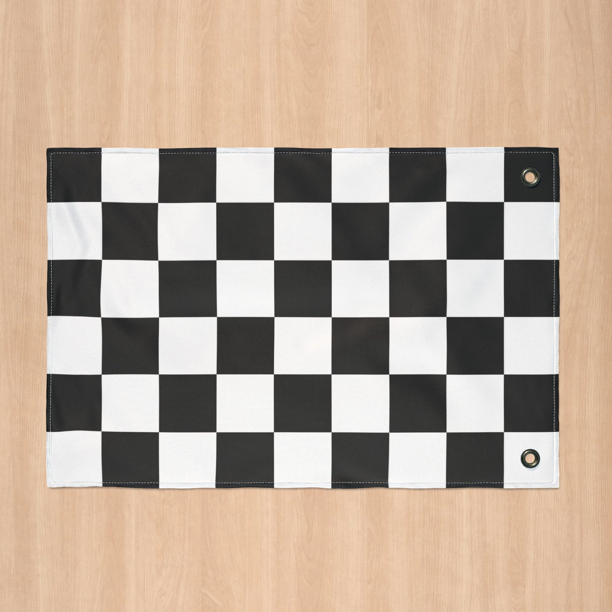 Checker Flag with Grommets
