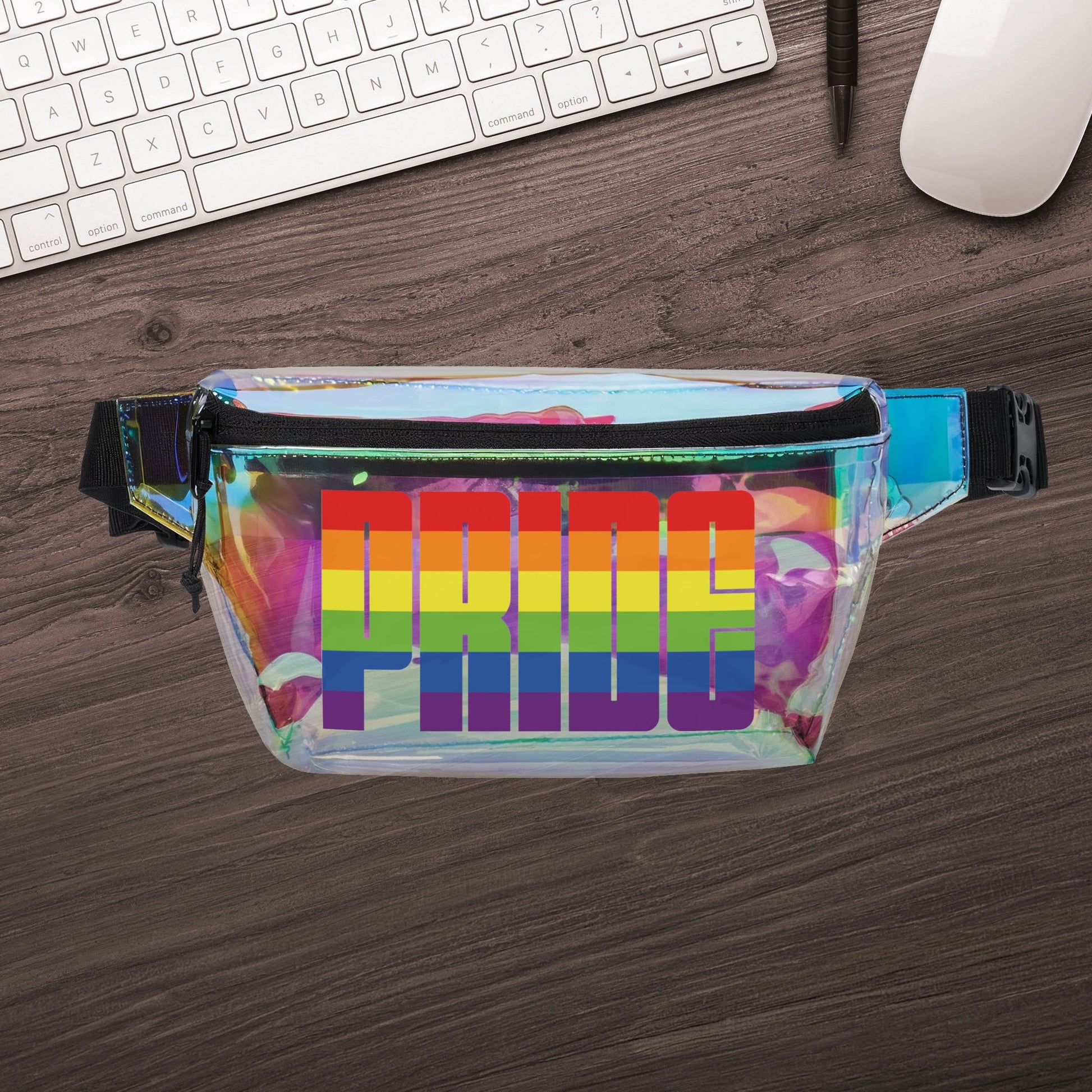 Rainbow Pride Clear Fanny Pack