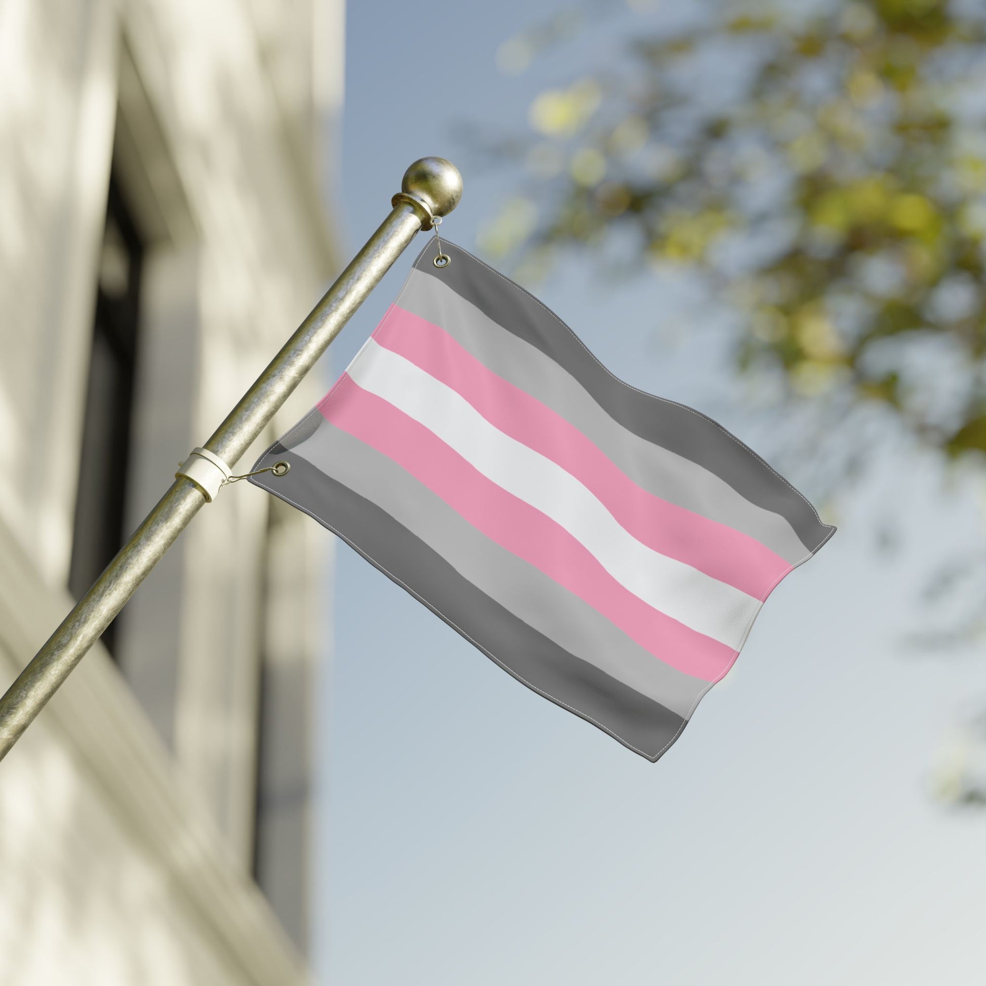 12'' × 18'' Demigirl Double-Sided Pride Flag with Grommets