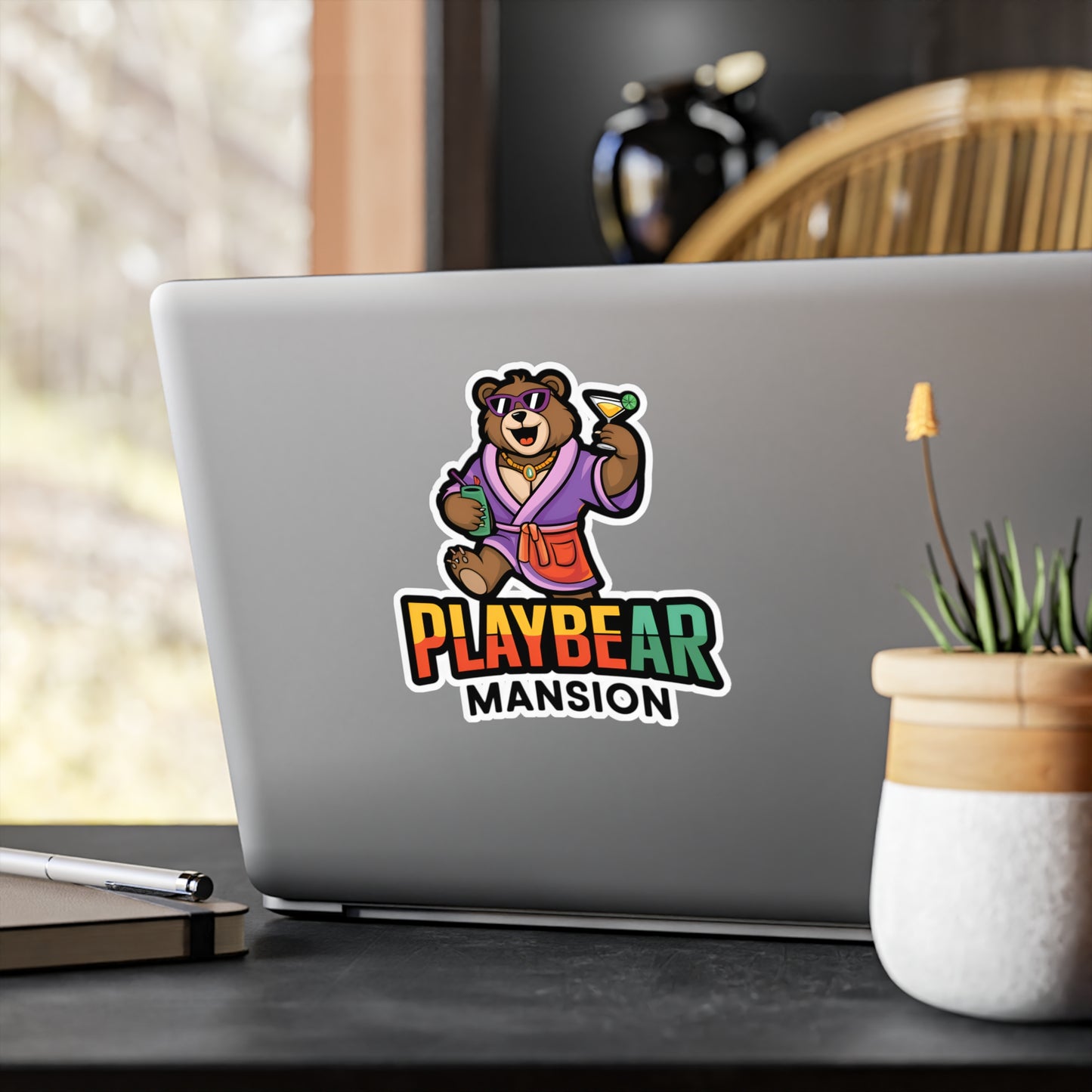 Playbear Mansion Vinyl Kiss-Cut Stickers