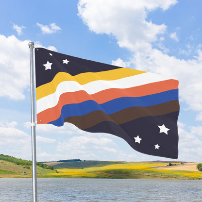 Fat Pride Flag with Grommets