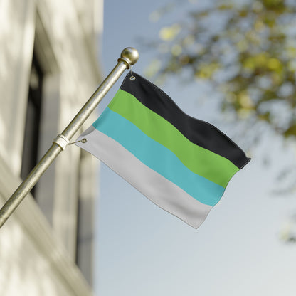 12'' × 18'' Quoiromantic Pride Flag with Grommets