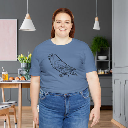 Holly Girl Lovebird, Line Art Tee