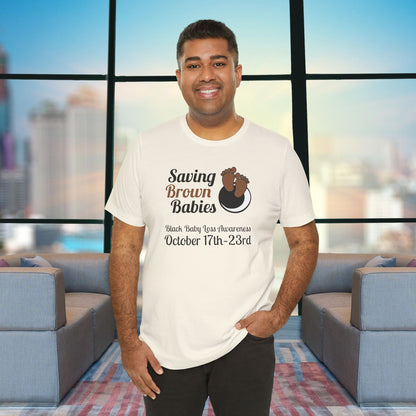Quietly United in Loss Together Non-Profit, Saving Brown Babies Charity Tee, Pregnancy & Infant Loss Awareness