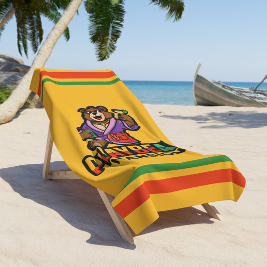 Playbear Mansion Beach Towel