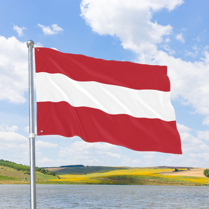 Austria Flag with Grommets