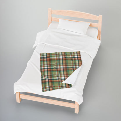 Nebulasexual Pride Plaid Velveteen Plush Blanket