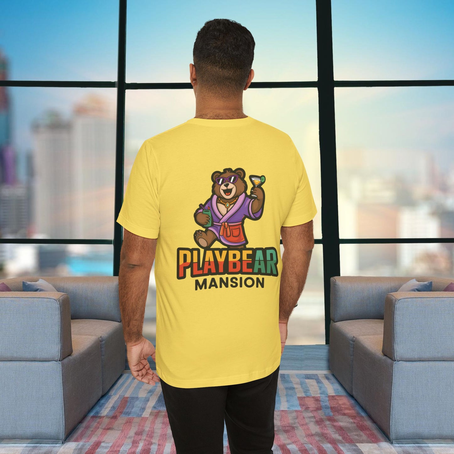 Playbear Mansion Tee (Back Graphic)