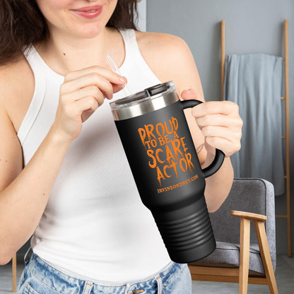 Proud Scare Actor Personalized Insulated Travel Mug • Irvine Ondrey Engineering
