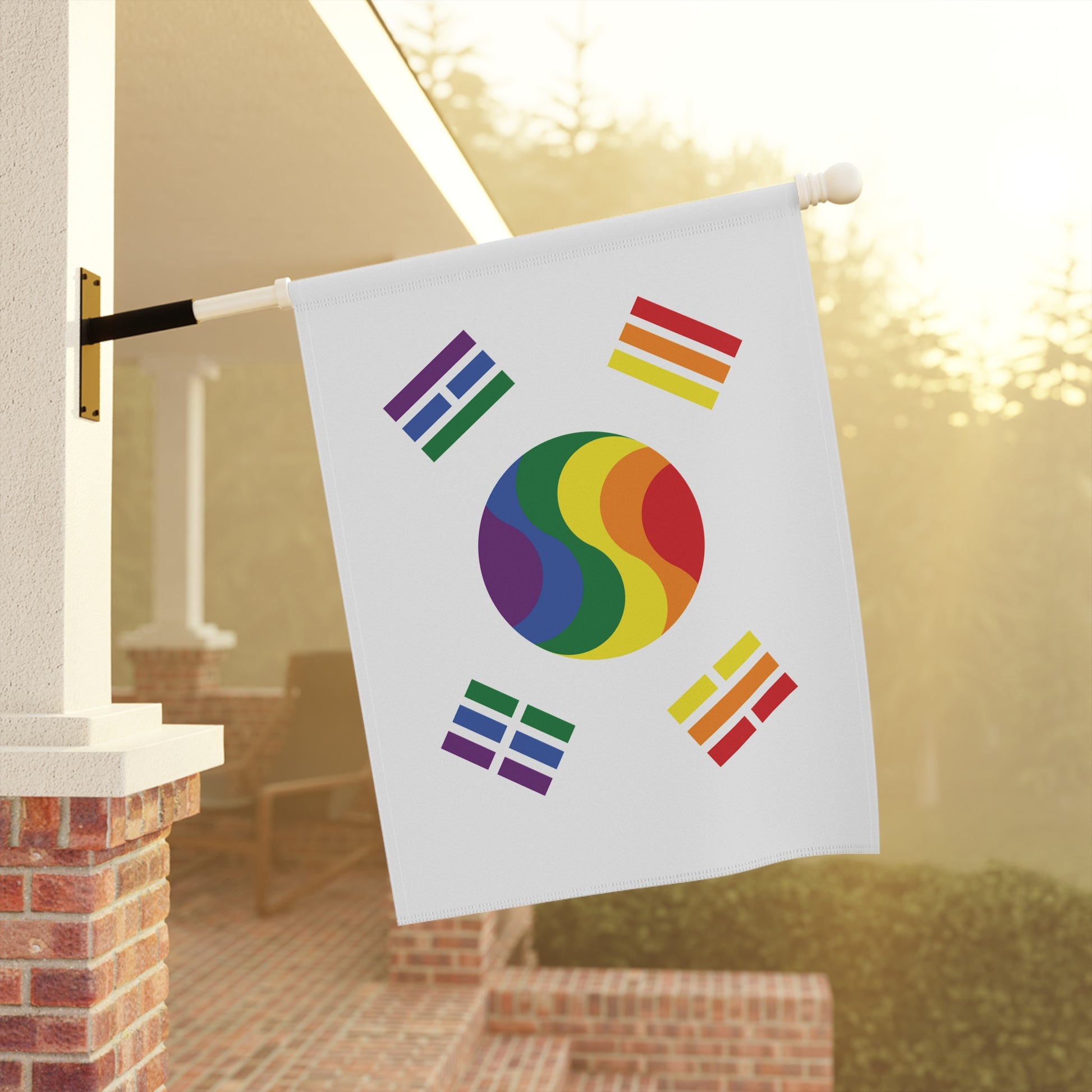 South Korea LGBT Pride Garden Flag Banner