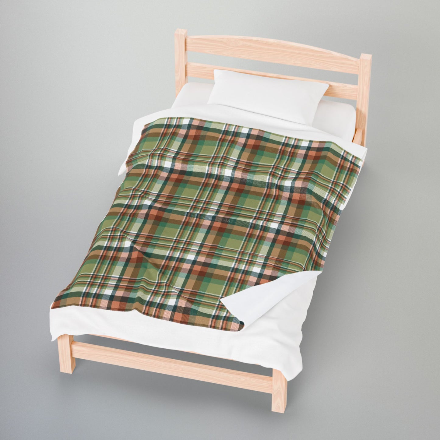 Nebulasexual Pride Plaid Velveteen Plush Blanket