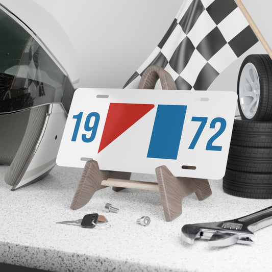 AMC Logo Blue Year White Custom Vanity Plates