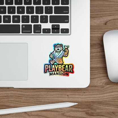 Holographic Playbear Mansion Stickers