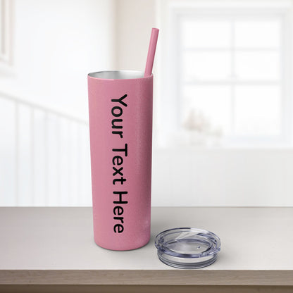 Custom 20oz Skinny Tumbler with Straw