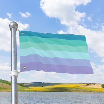 Neptunic Double-Sided Pride Flag with Grommets
