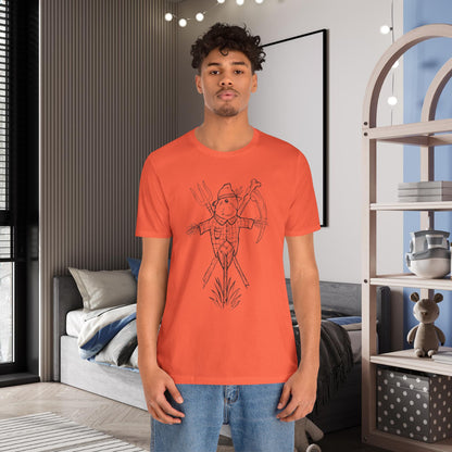 Scarecrow Lovebird, Line Art Tee