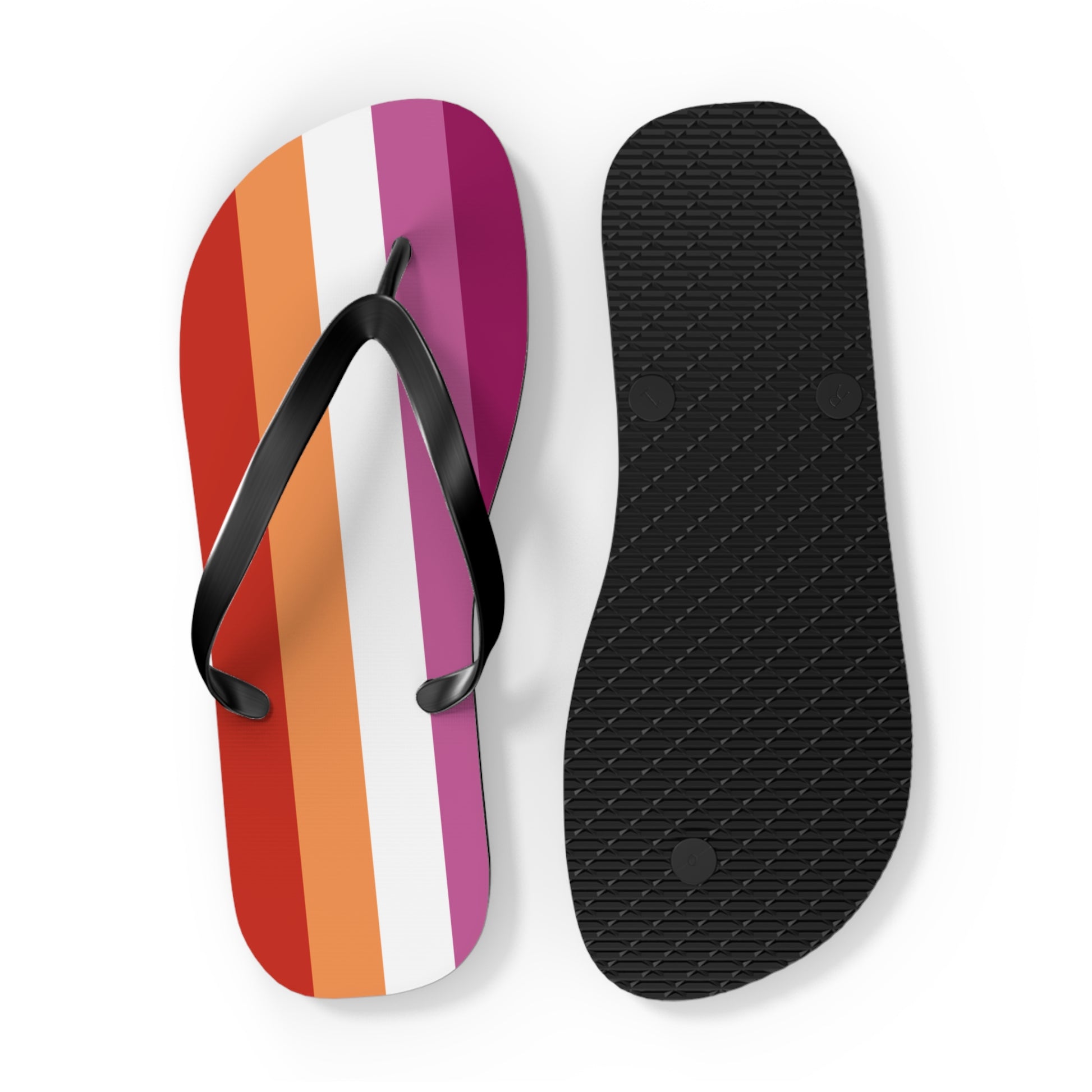 Lesbian Pride Flip Flops