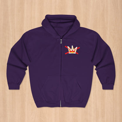 No Kings Protest Zip Hoodie