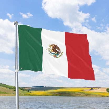 Mexico Flag with Grommets