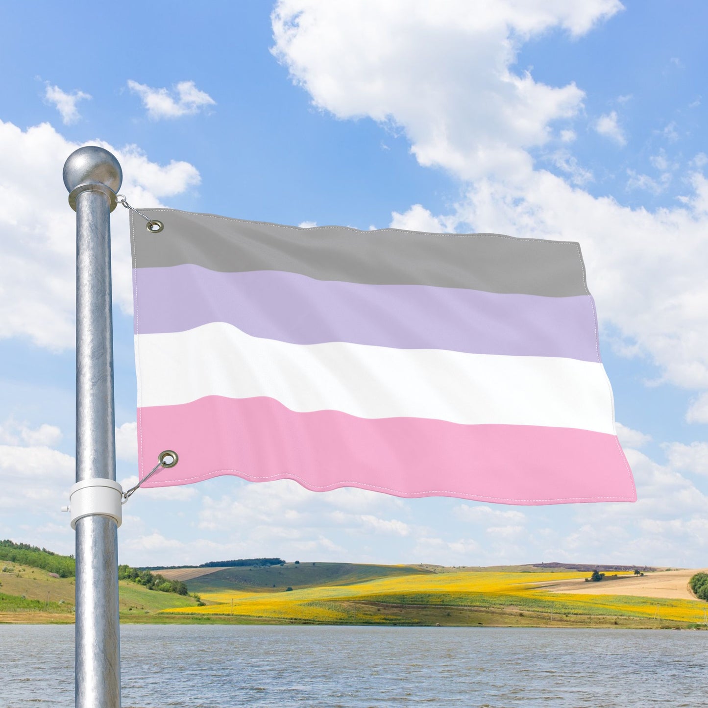 Cupiosexual Pride Flag with Grommets