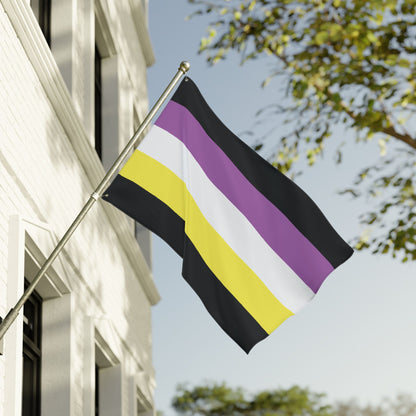 36'' × 60'' Anonbinary Pride Flag with Grommets