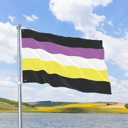 Anonbinary Pride Flag with Grommets
