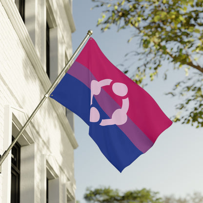 36'' × 60'' Bisexual Fetish Pride Flag with Grommets