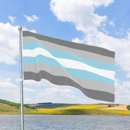 Demiboy Double-Sided Pride Flag with Grommets