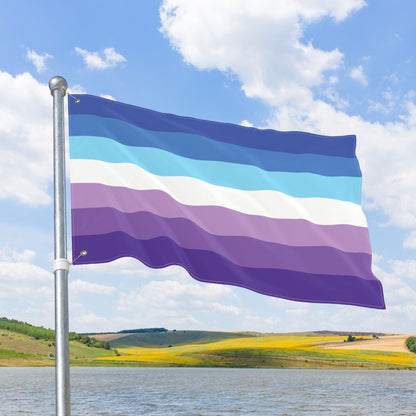 Berrisexual Double-Sided Pride Flag with Grommets