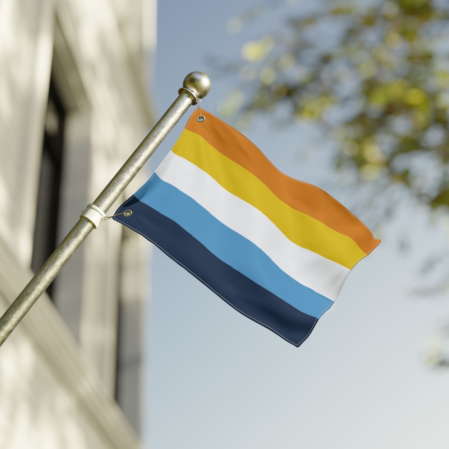 12'' × 18'' Aromantic Asexual Pride Flag with Grommets