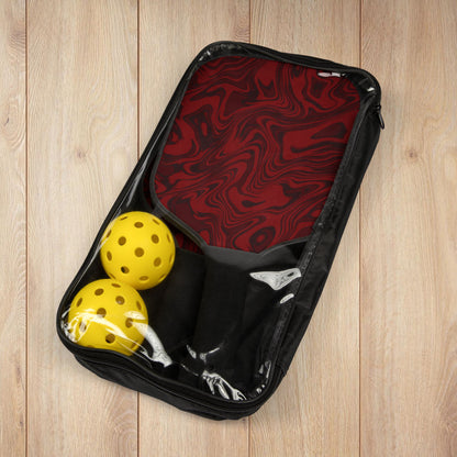 Red Swirl Pickleball Paddles