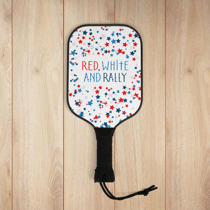 Red, White and Rally Pickleball Paddles