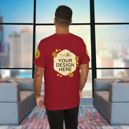 Custom Reds, Browns & Cream Tees for BELLA+CANVAS® 3001