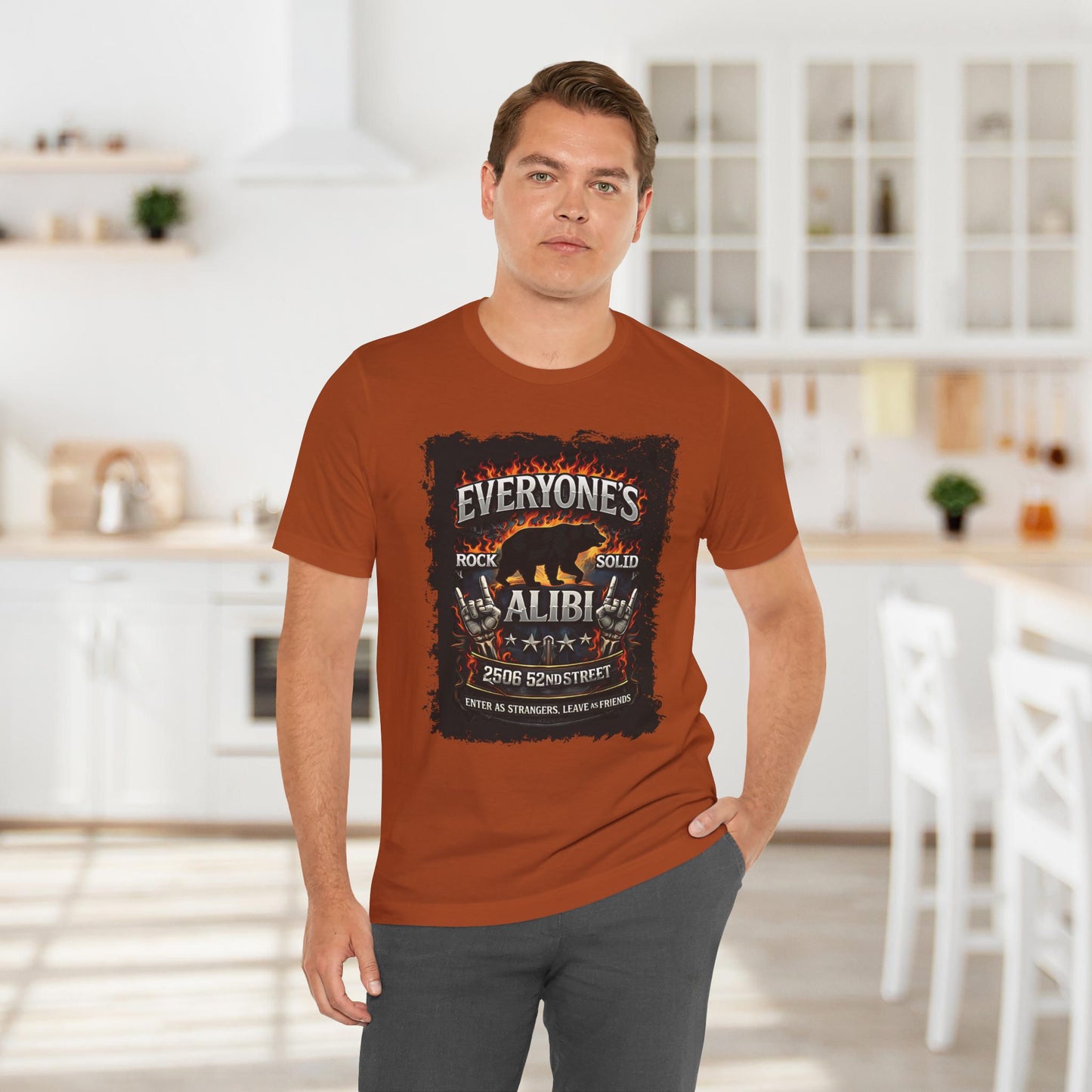 Everyone's Alibi Bear T-Shirt