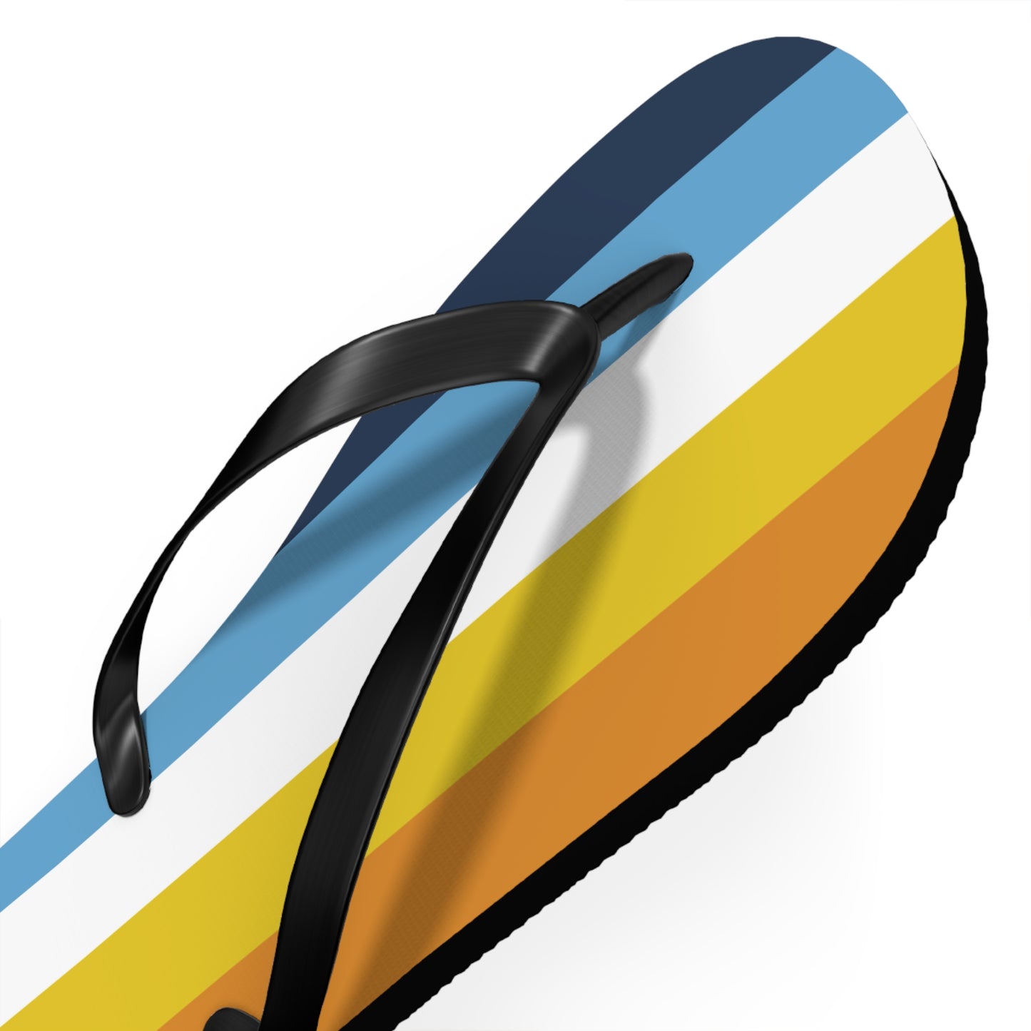 Aromatic Asexual Pride Flip Flops
