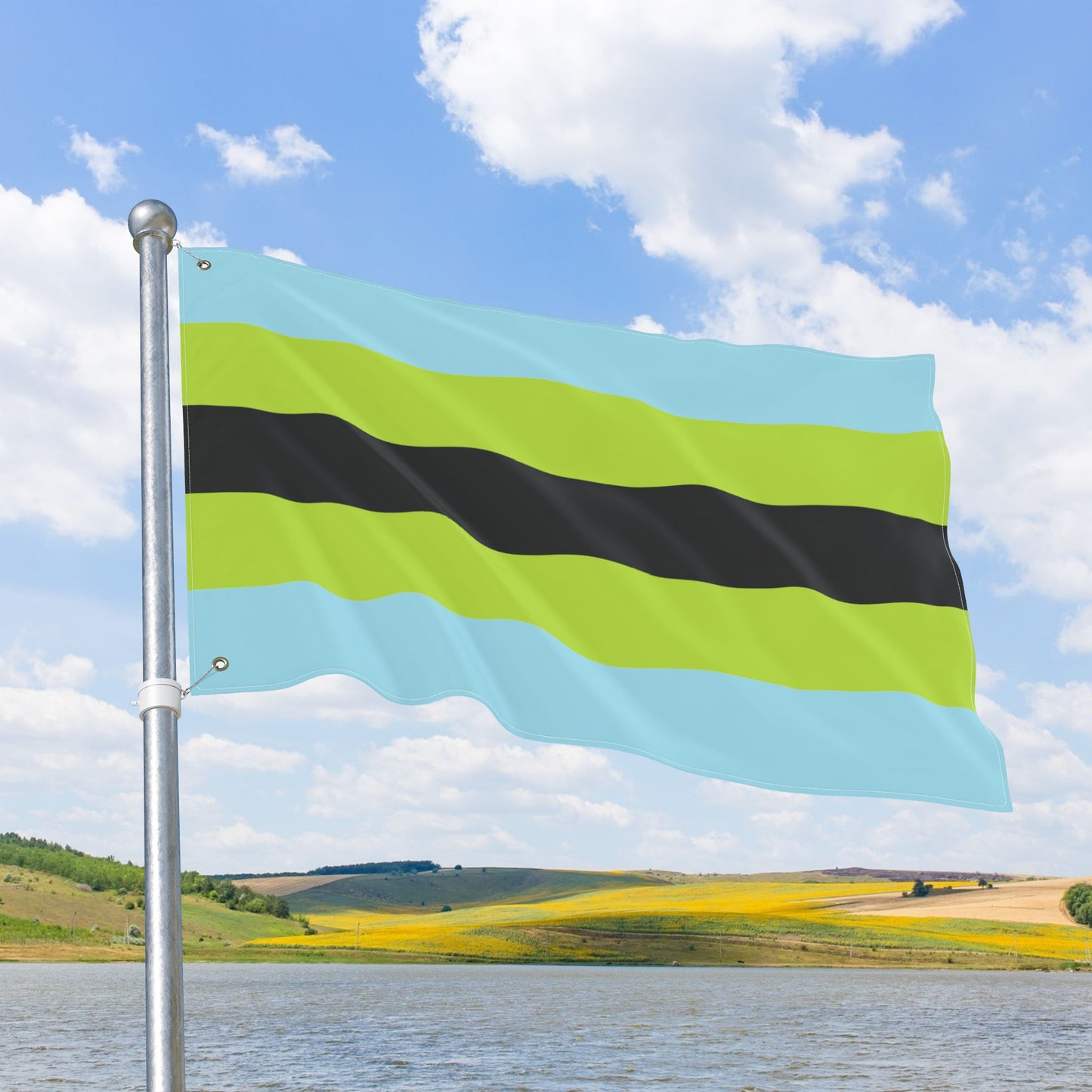 Quoigender Double-Sided Pride Flag with Grommets