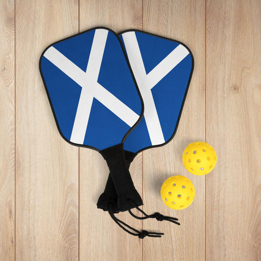 Scotland Flag Pickleball Kit