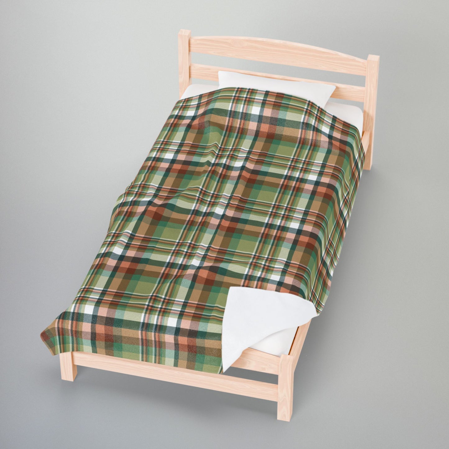 Nebulasexual Pride Plaid Velveteen Plush Blanket