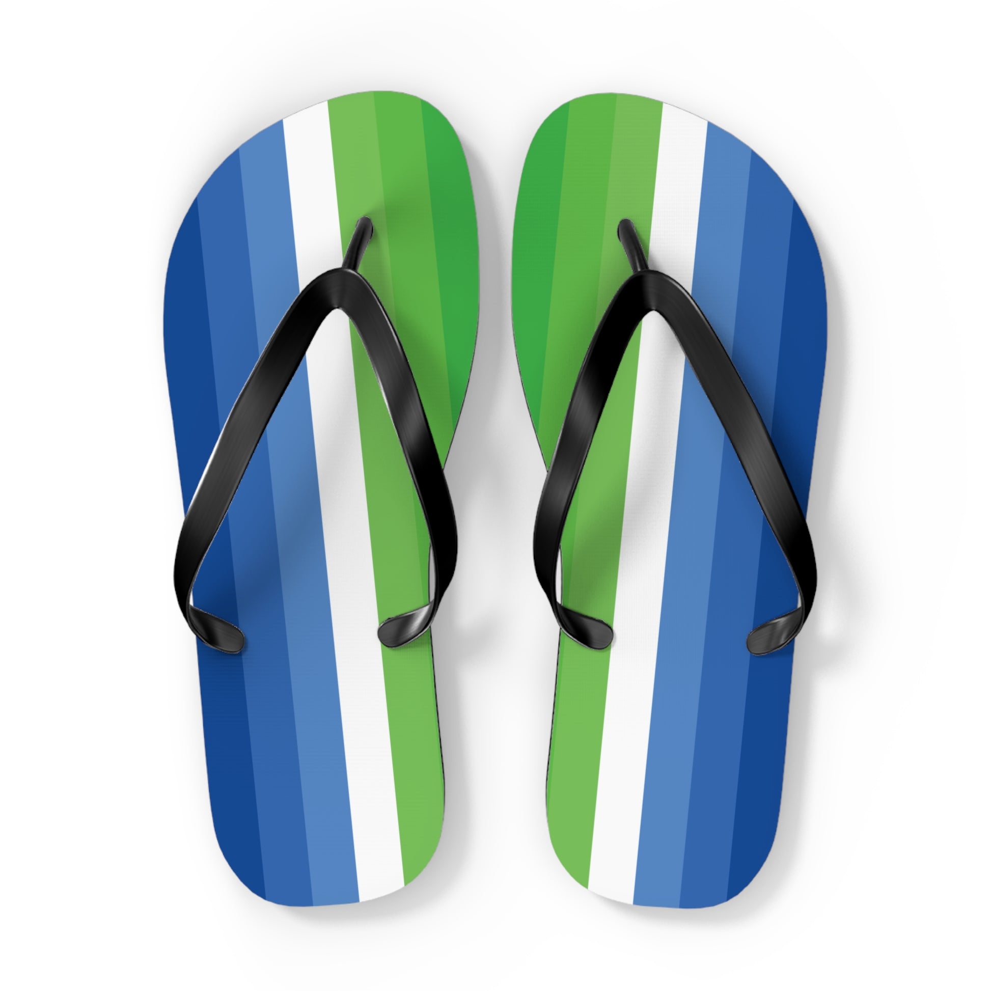 Leafsexual Pride Flip Flops