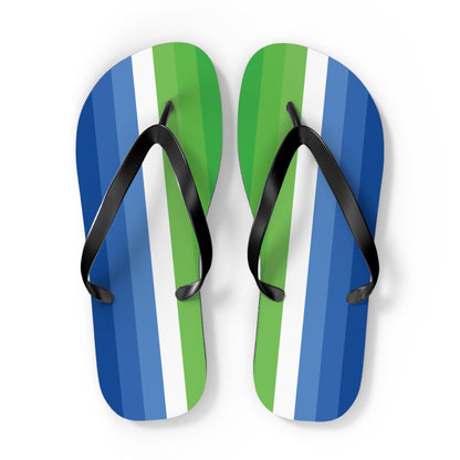 Leafsexual Pride Flip Flops